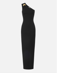 Elisabetta Franchi robe maille Roma noir