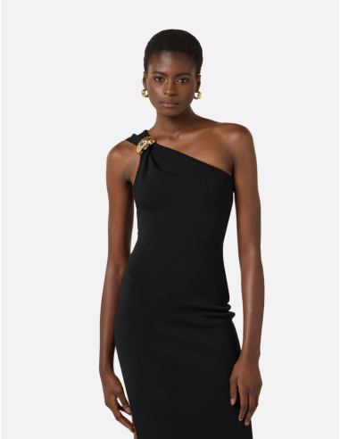 Elisabetta Franchi minimal couture luxury dress