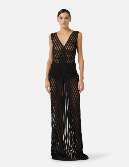 Elisabetta Franchi robe soirée couture élégante