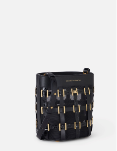Elisabetta Franchi sac seau filet noir 2
