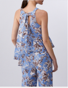 Liu Jo poplin bow top women 2