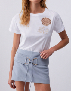 Liu Jo lace embroidery tee chic