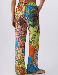 Liu Jo pantalon satin imprimé chic 2