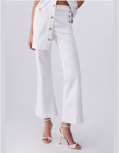 Liu Jo pantalon taille haute boutons chic