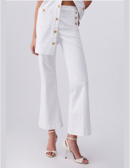 Liu Jo pantalon taille haute boutons chic