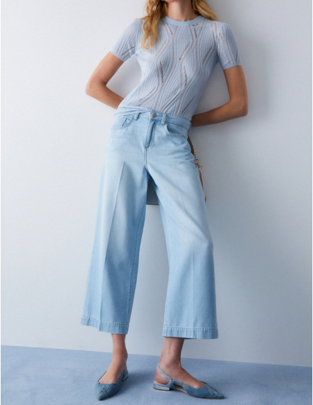 Liu Jo jean longueur crop moderne