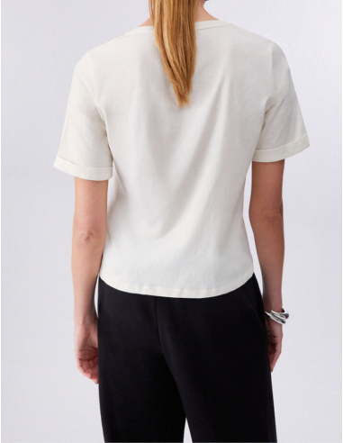 Liu Jo top strass femme look urbain moderne