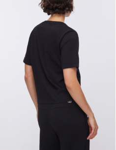 Liu Jo Rhinestone T-shirt chic fashion women 2