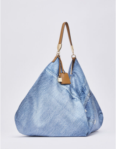 Liu Jo denim print shoulder bag stylish women