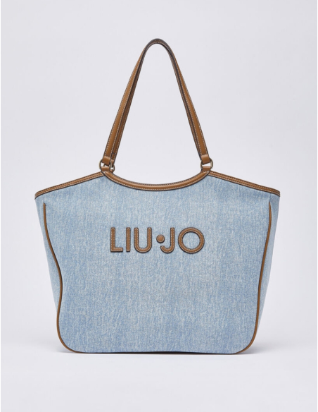 Liu Jo sac fourre‑tout denim clair chic fashion