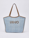 Liu Jo sac fourre‑tout denim clair chic fashion