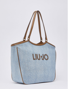 Liu Jo sac fourre‑tout denim clair chic fashion 2