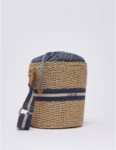 Liu Jo sac bandoulière paille femme tendance fashion