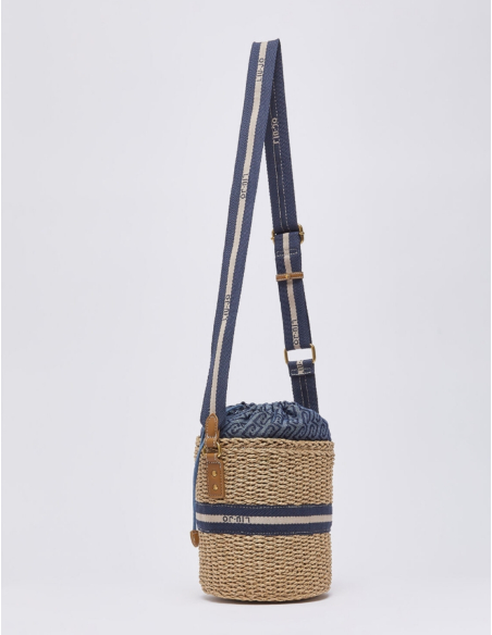 Liu Jo bucket bag logo jacquard stylish women