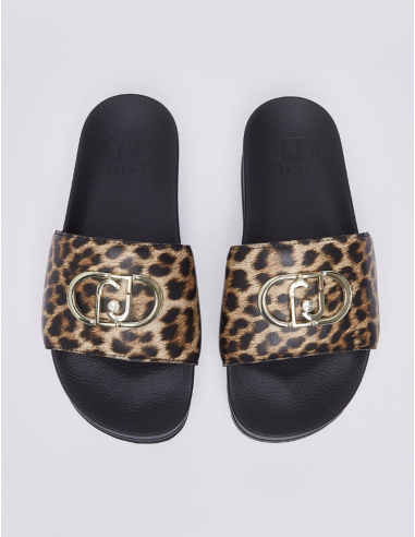 Liu Jo mules plateforme animalier femme chic tendance été
