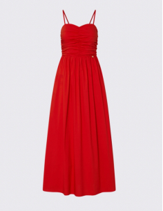 Liu Jo long poplin dress women chic summer trend