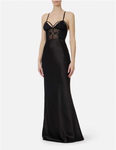 Elisabetta Franchi satin Red Carpet dress