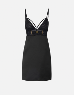 Robe Corset Noire Elisabetta Franchi