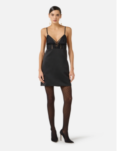 Robe Corset Noire Elisabetta Franchi 2