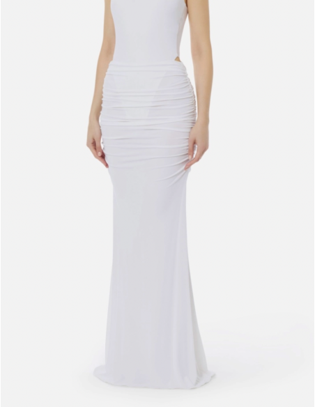 Elisabetta Franchi white Draped Skirt