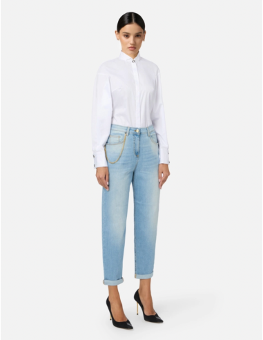 jean luxe femme délavé élégant