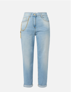 Jean avec chaine Elisabetta Franchi