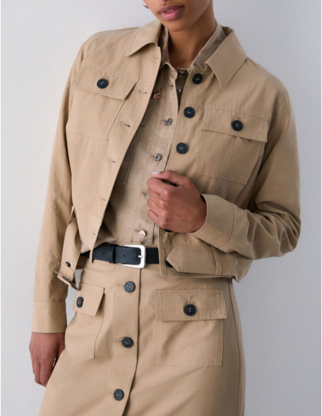 Liu Jo veste légère femme ceinture chic mode