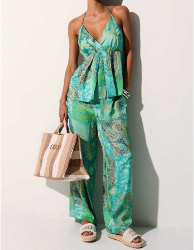 Liu Jo paisley print trousers women