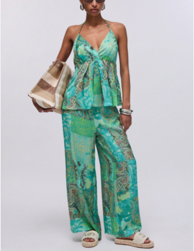 Liu Jo pantalon satin femme tendance mode