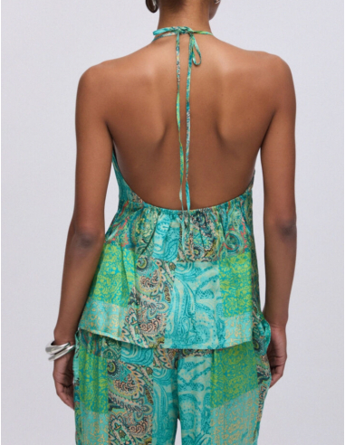 Liu Jo printed satin top women chic fashion
Liu Jo fluid top women elegant style