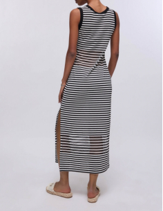 Liu Jo robe longue rayures femme chic mode été 2