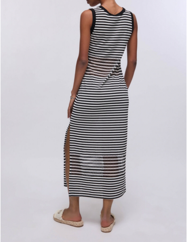Liu Jo black white maxi dress style chic