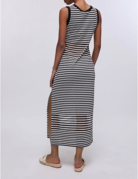 Liu Jo black white maxi dress style chic