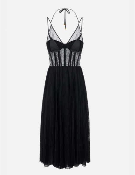 Elisabetta Franchi robe dentelle florale femme luxe cérémonie