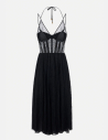 Elisabetta Franchi robe dentelle florale femme luxe cérémonie