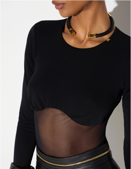 Elisabetta Franchi designer bodysuit Italian fashion