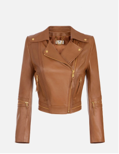 Elisabetta Franchi premium leather jacket elegant women