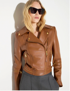 Elisabetta Franchi premium leather jacket elegant women 2