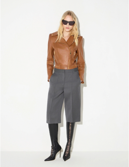 Elisabetta Franchi Italian designer leather jacket