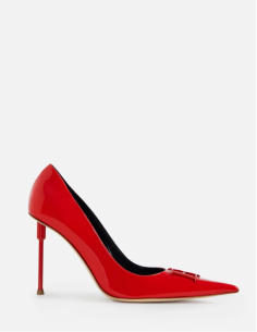 Elisabetta Franchi red patent leather pumps luxury