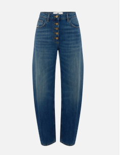 Elisabetta Franchi luxury balloon jeans women fashion