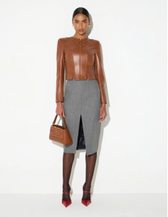 Elisabetta Franchi veste cuir femme luxe élégante 2
