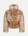 Elisabetta Franchi faux fur bustier jacket women