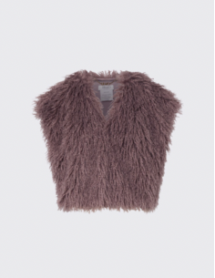 Liu Jo gilet court teddy femme luxe tendance