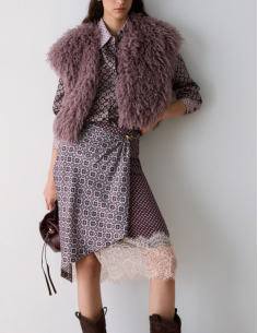 Liu Jo gilet court teddy femme luxe tendance 2