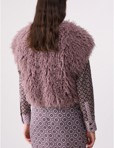 Liu Jo gilet fausse fourrure femme hiver chic