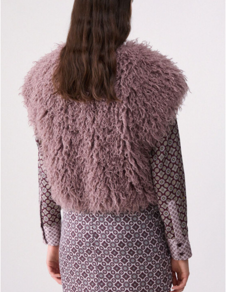 Liu Jo gilet fausse fourrure femme hiver chic
