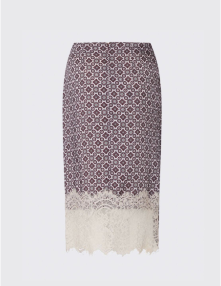 Liu Jo luxury satin skirt chic fashion