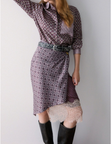 Liu Jo elegant midi skirt women designer