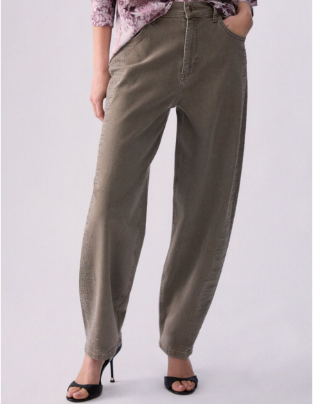 Liu Jo high waist balloon jeans women chic style